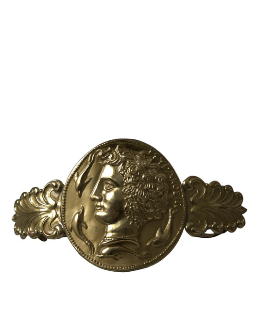 Dolce & Gabbana Elegant Gold Tone Coin Waist Belt