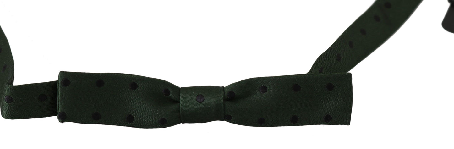 Dolce & Gabbana Elegant Green Silk Men's Tie