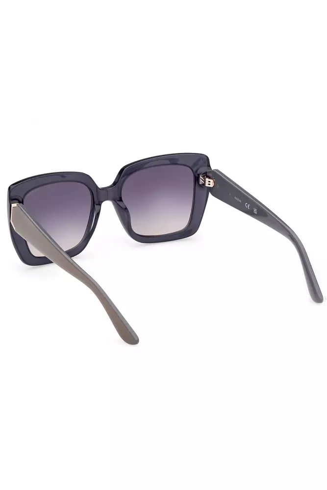 Guess Jeans Chic Smoked Lens Square Sunglasses