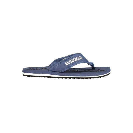 Napapijri Chic Blue Thong Slipper with Contrasting Details