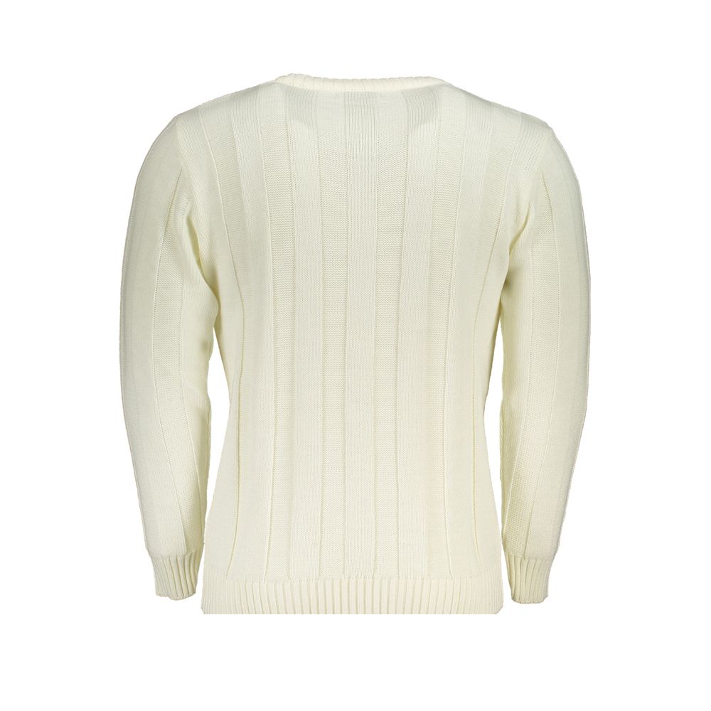 U.S. Grand Polo White Fabric Sweater