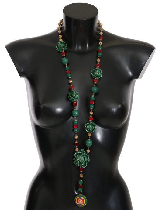 Dolce & Gabbana Exquisite Sicilian Opera Chain Necklace