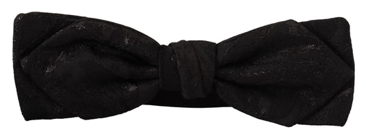 Dolce & Gabbana Elegant Black Silk Blend Bow Tie