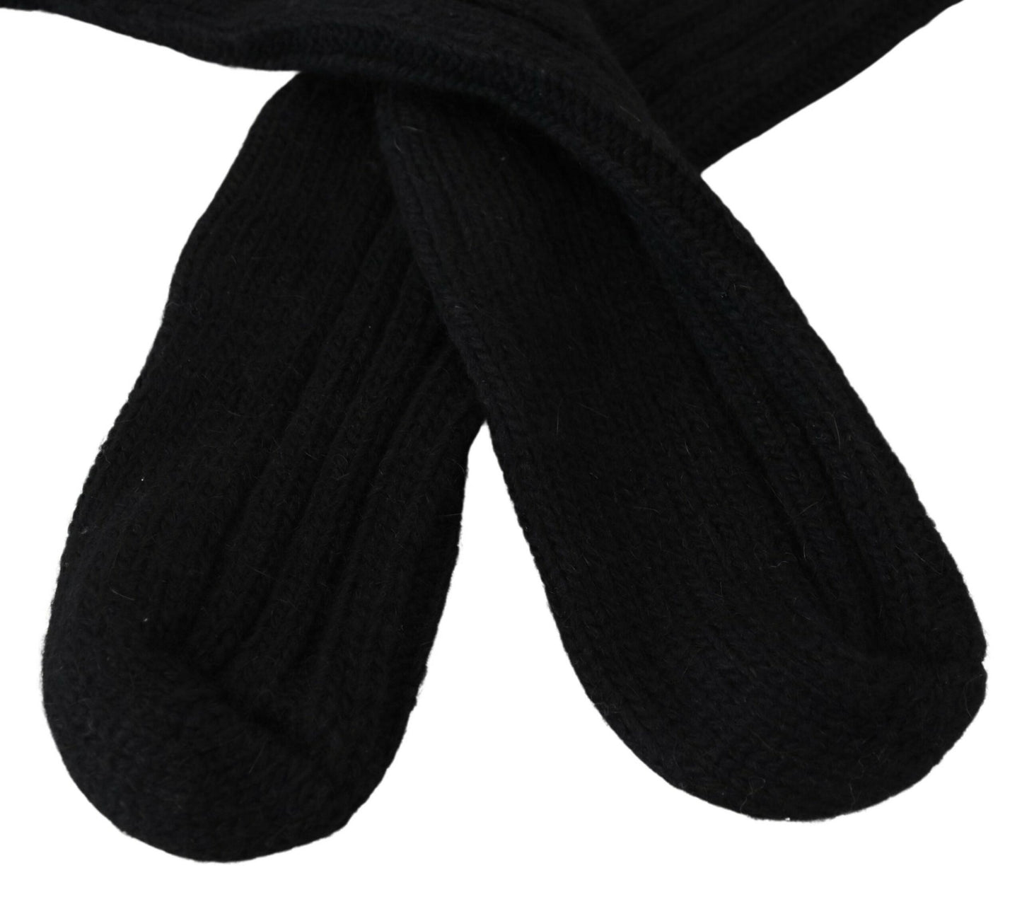 Dolce & Gabbana Elegant Black Over-the-Calf Knit Socks