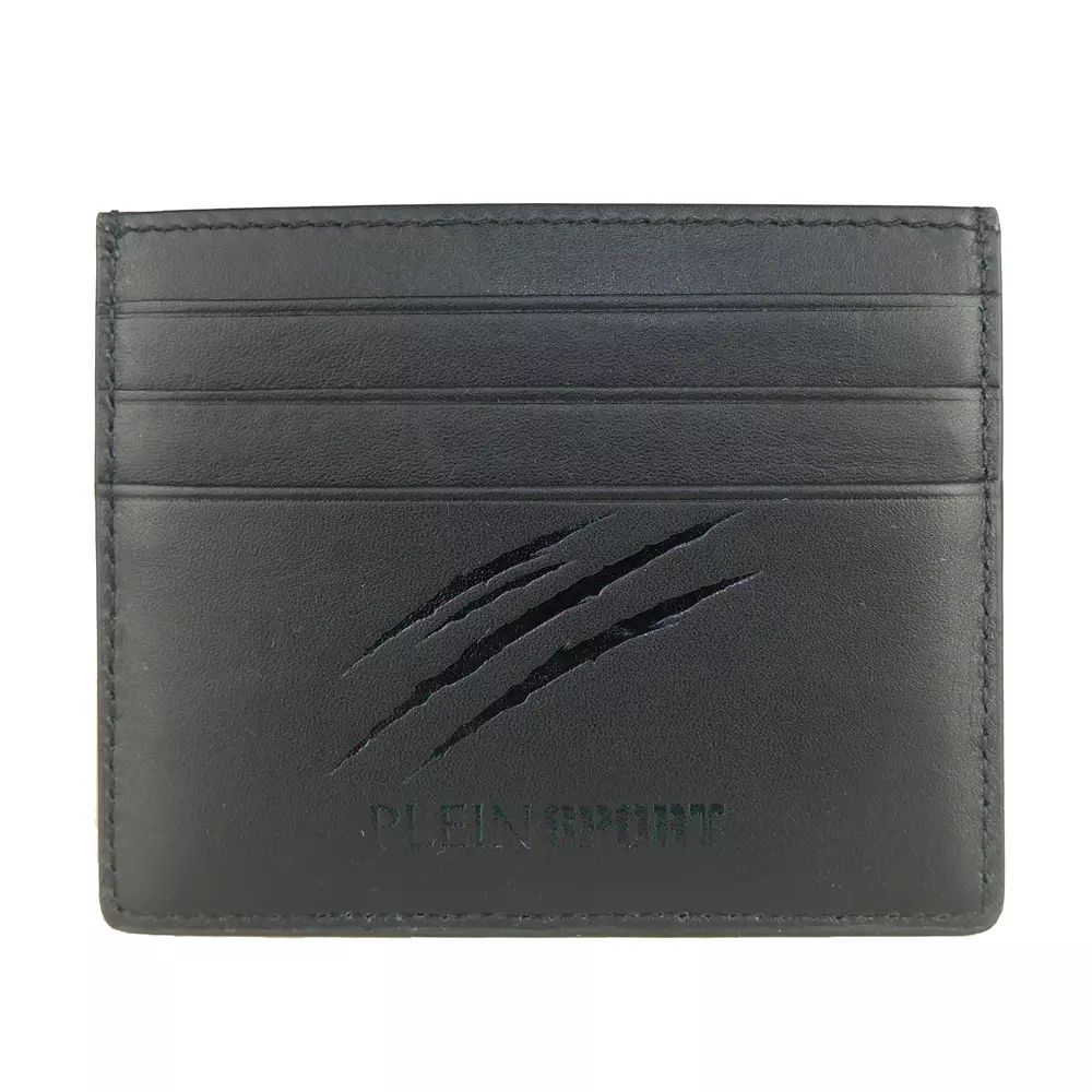 Plein Sport Camo Calf Leather Card Holder