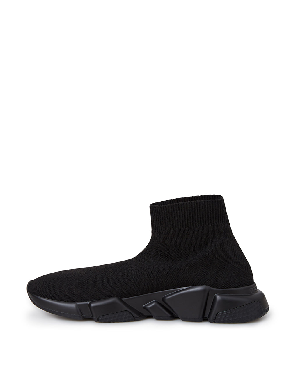 Balenciaga Elegant Black Speed Sneakers for Stylish Comfort