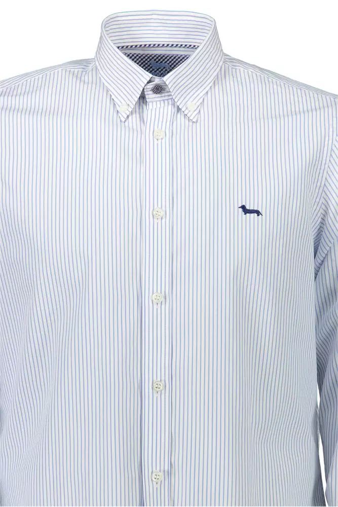 Harmont & Blaine Elegant White Cotton Button-Down Shirt