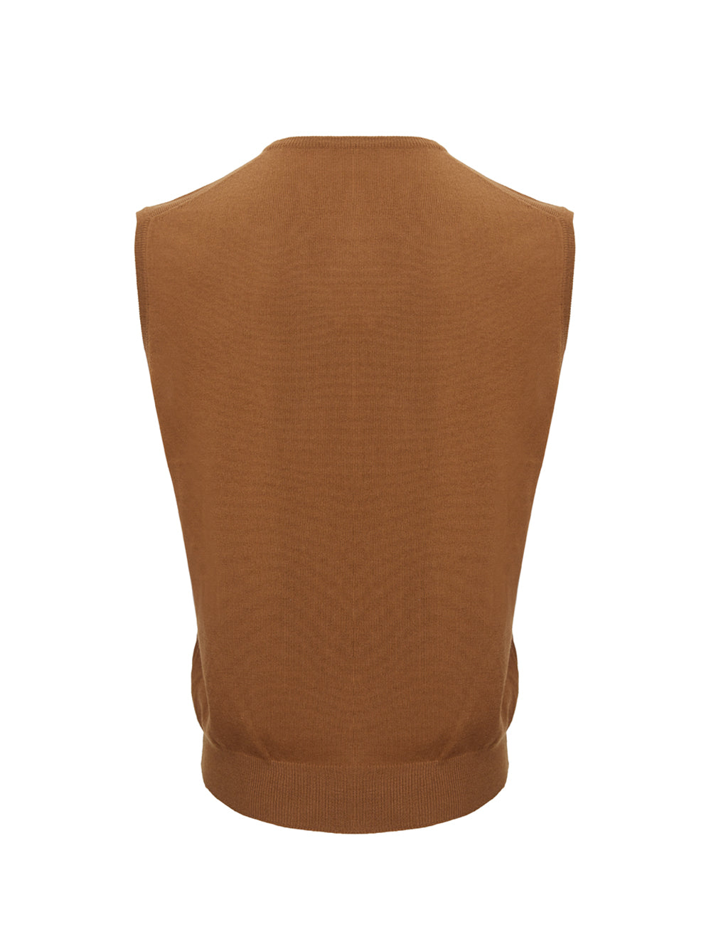 Gran Sasso Elegant Italian Wool V-Neck Vest