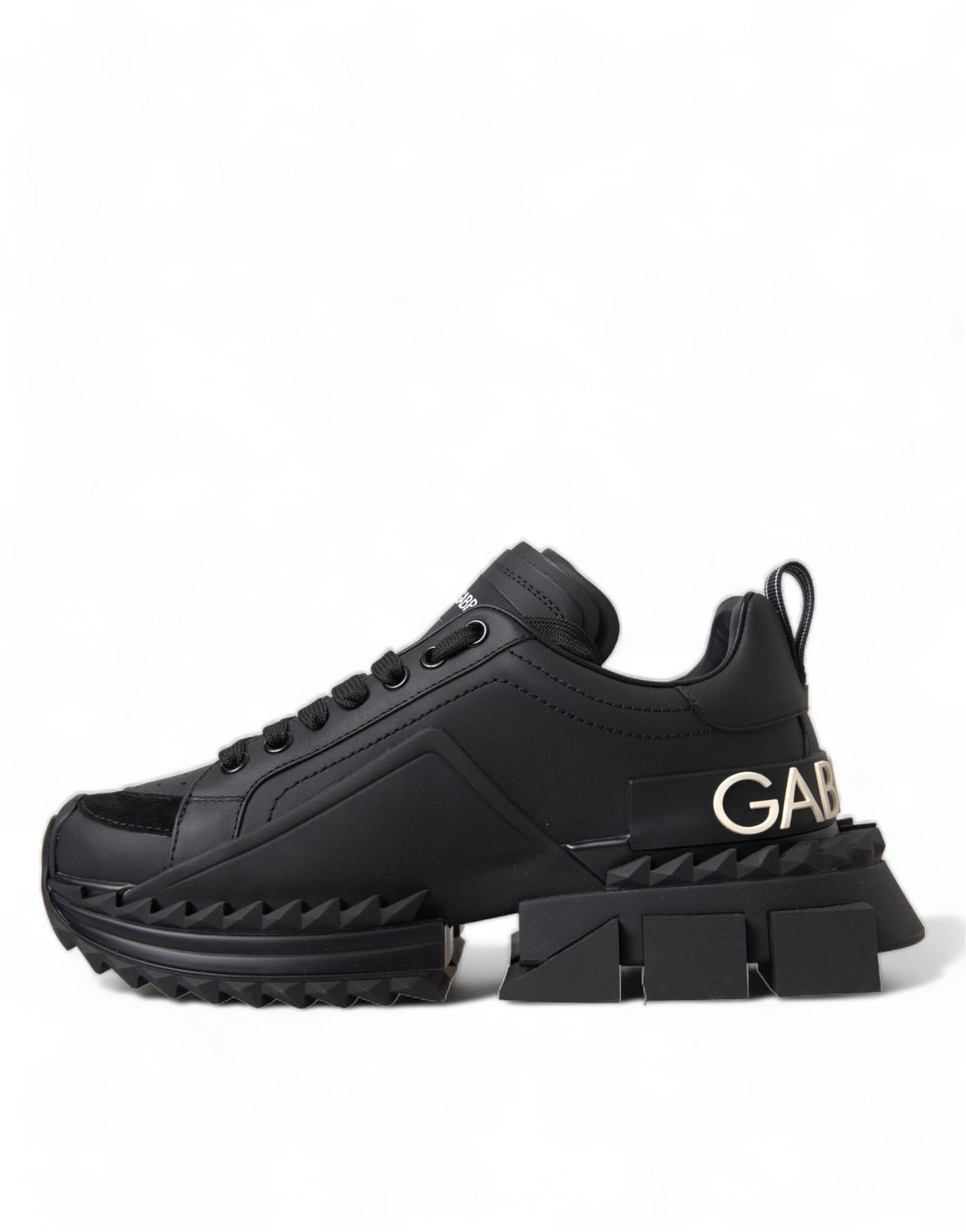 Dolce & Gabbana Elegant Black Super Queen Sneakers