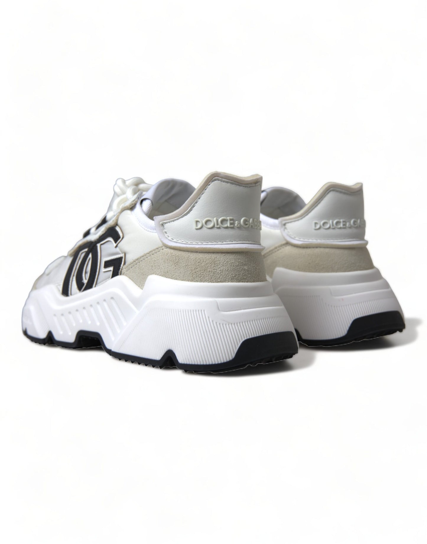 Dolce & Gabbana Daymaster Chic White Nylon Sneakers