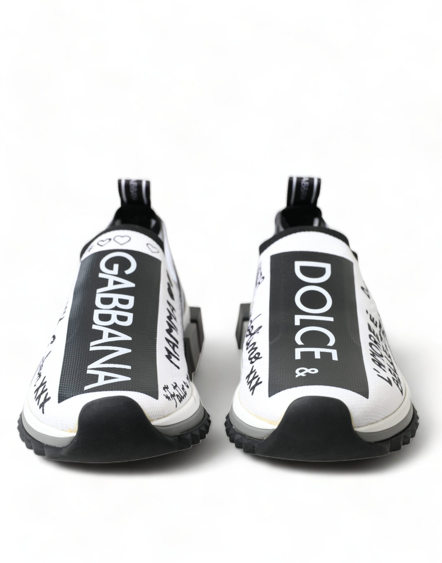 Dolce & Gabbana Elegant Monochrome Sorrento Sneakers