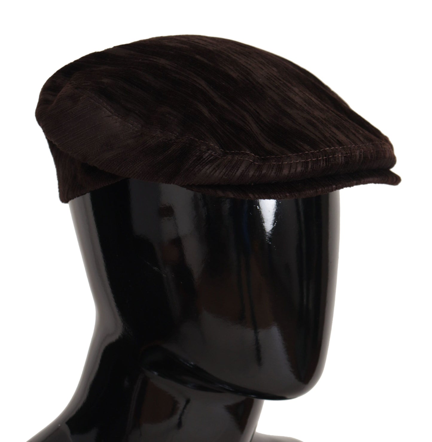 Dolce & Gabbana Elegant Cotton Newsboy Hat in Brown