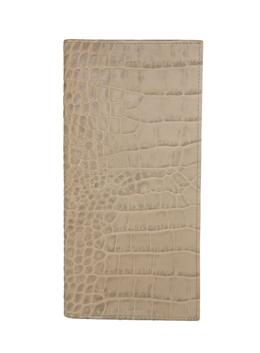 Cavalli Class Elegant Taupe Leather Wallet for Men