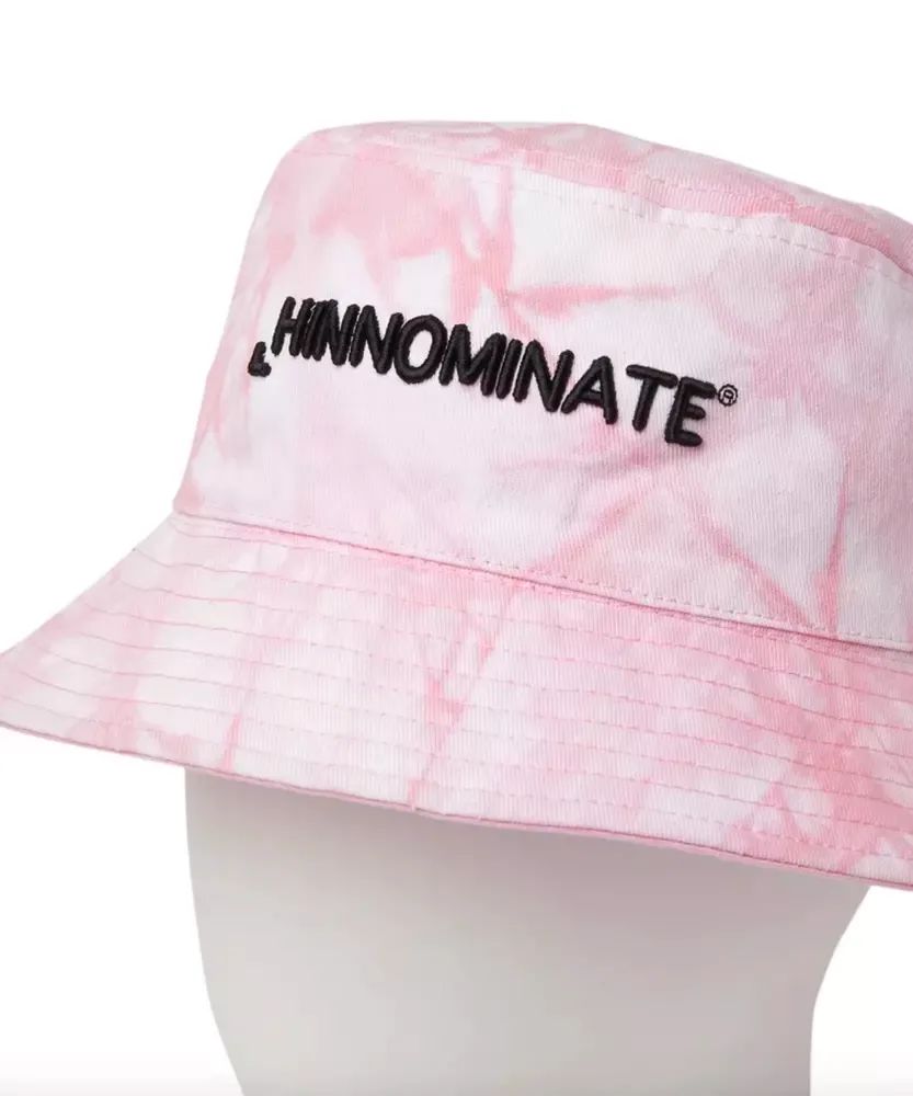 Hinnominate Exquisite Pink Cotton Hat with Logo Accent
