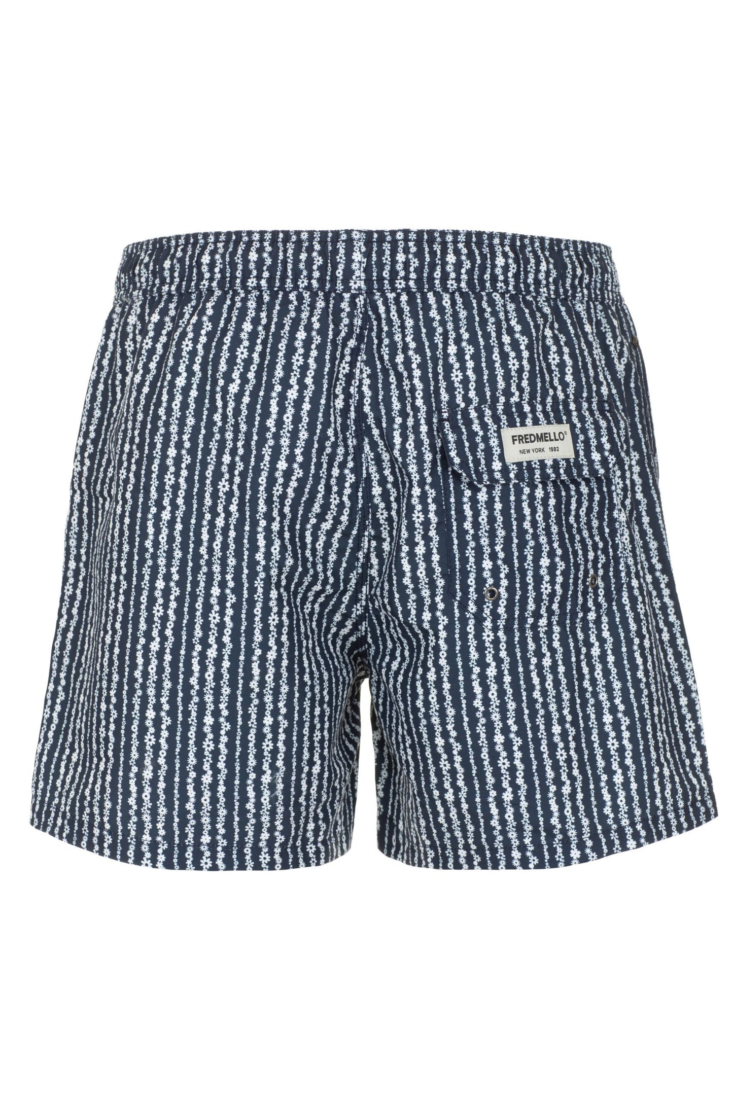 Fred Mello Chic Blue Fantasy Beach Shorts