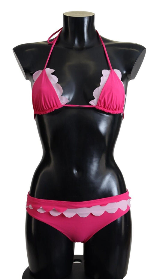 Valentino Chic Pink Two-Piece Bikini Swimwear