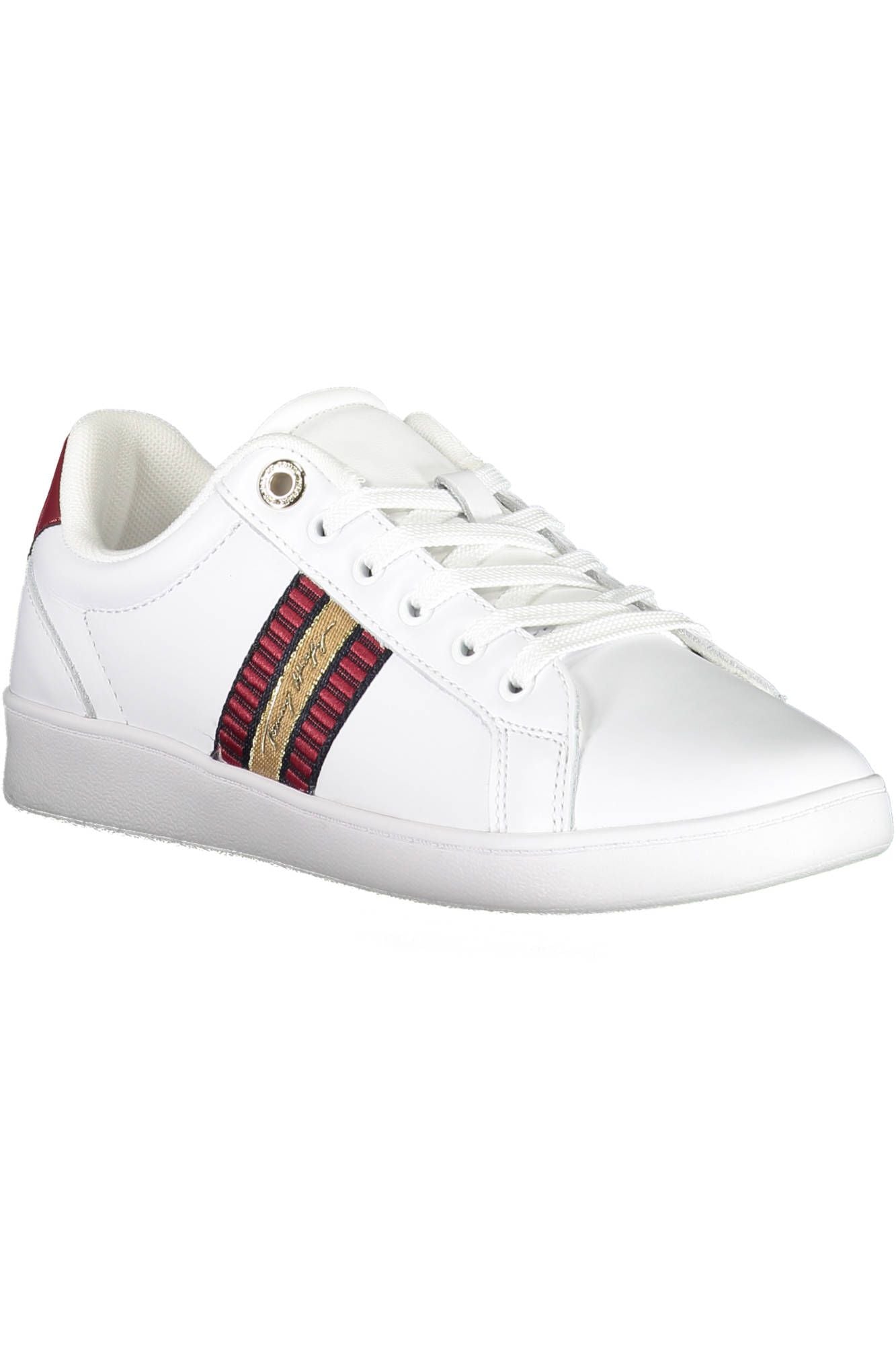 Tommy Hilfiger Eco Chic White Lace-Up Sneakers