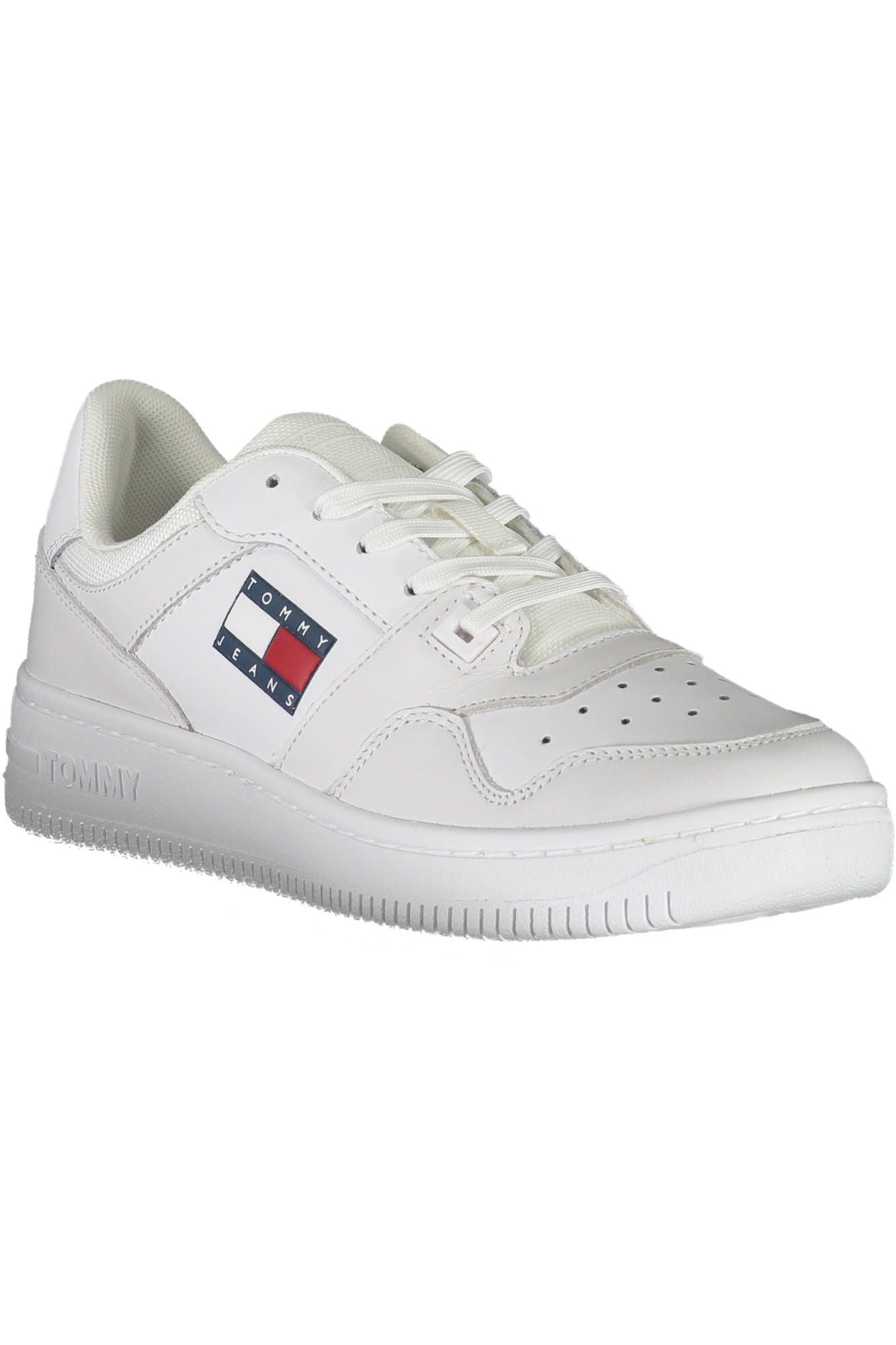 Tommy Hilfiger Sleek White Sneakers with Eco-Friendly Twist